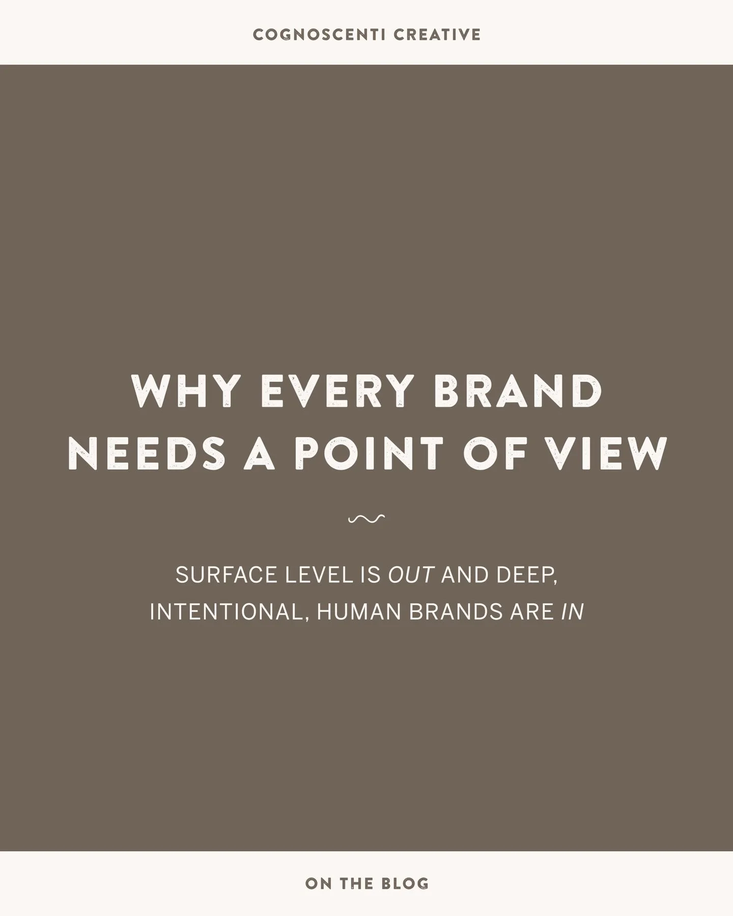 In a world of AI, (literally) fake news, remote work and online dating, meaningful human connection and honest storytelling have become rarified (and valued!) assets. Yet too few brands take the time to cultivate a deeper &ldquo;why&rdquo; &mdash; to
