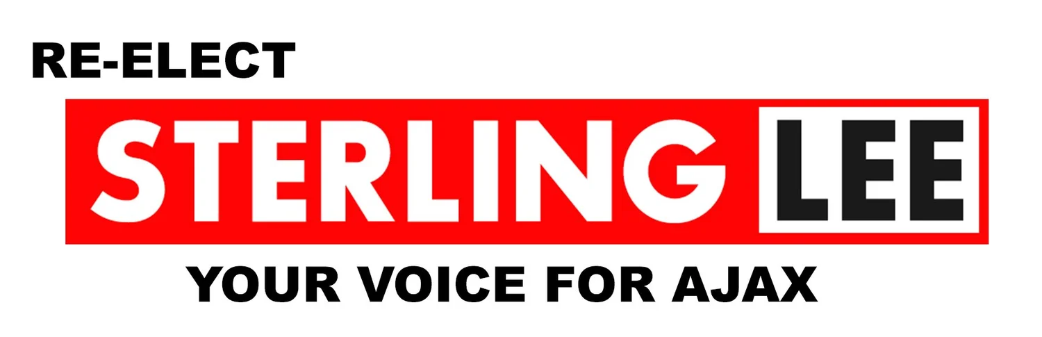 Sterling Lee - Regional Councillor for Ward 2 Ajax