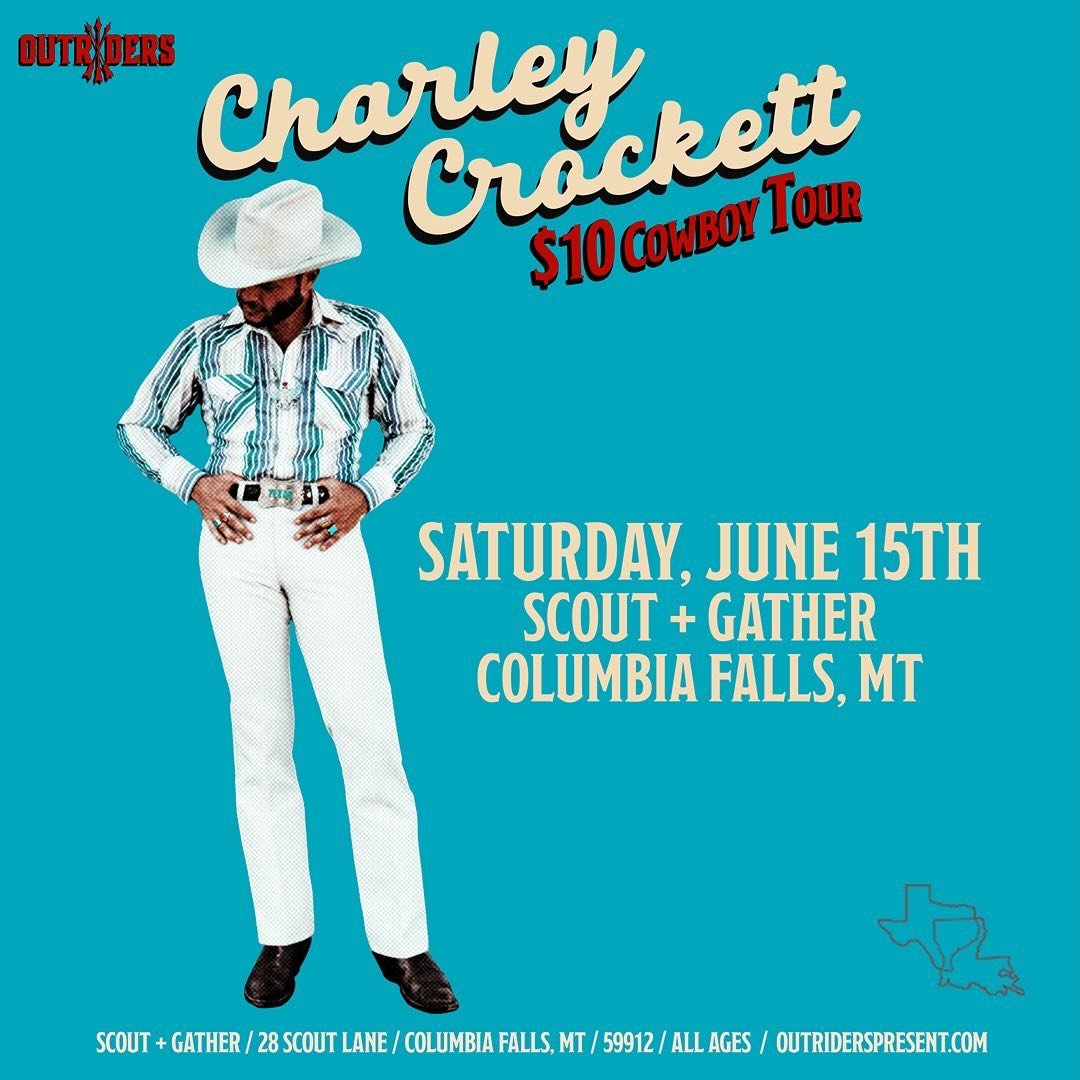 We are SO excited to have @charleycrockett preforming June 15th, on the property! Get your tickets from @outriderspresent this Friday! Link in bio 🤠