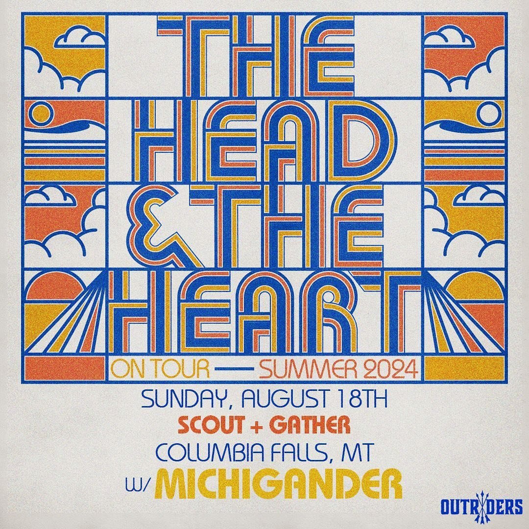 Just announced 🎉 @theheadandtheheart + @michiganderband will be preforming on The Grounds on Sunday, August 18th!! Tickets go on sale this Friday, April 26th at 10am MT 🎟️