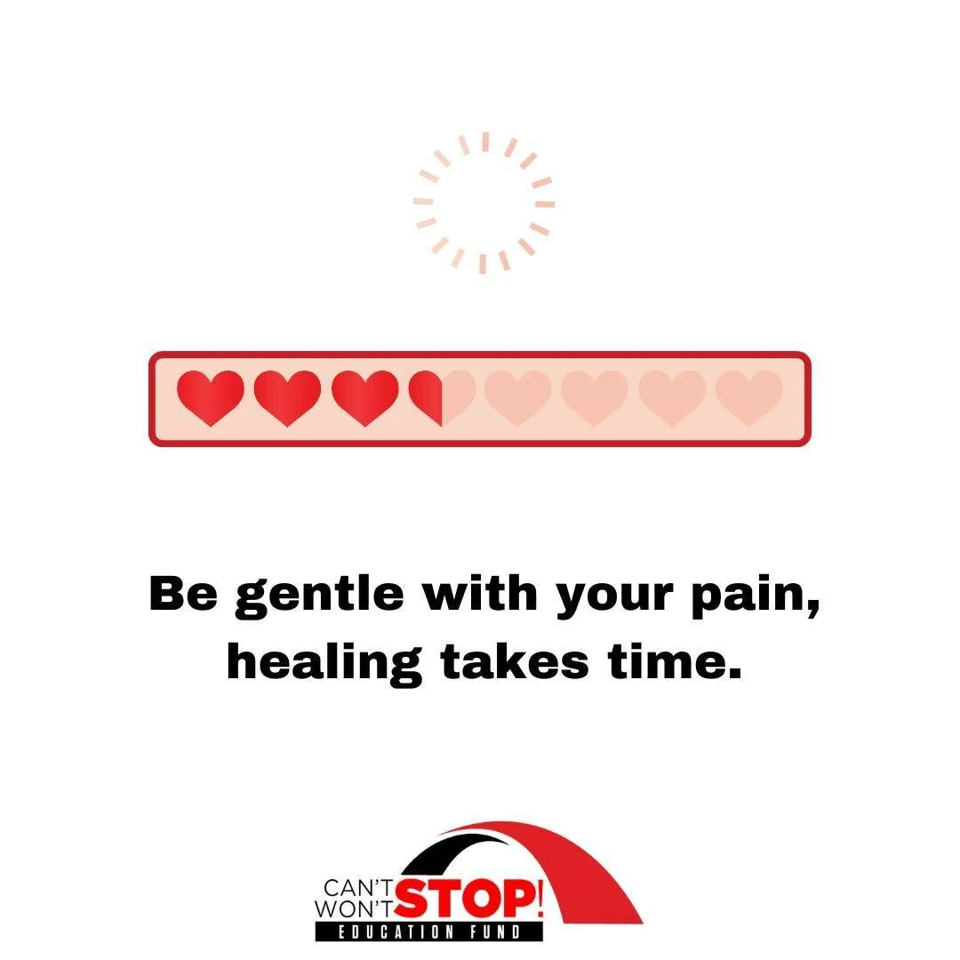 Healing due to a loss, heartbreak, or any other type of pain is not linear. Grief comes in waves. What may feel like a good day can quickly change in a moment. The #CSWSEdFund team reminds us that this is ok to be gentle with yourself and allow the t