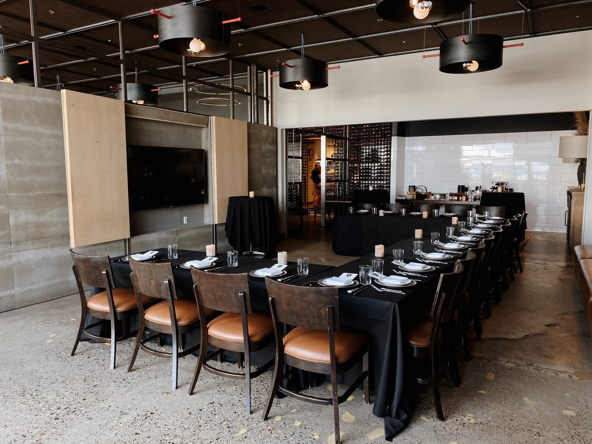 The Knotty + Revel Room is the perfect spot for that next big business dinner you have coming up! The space does include access to our TV &amp; a wireless microphone. Did we mention it includes a private patio along Lake Minnetonka?

Contact us at Pa