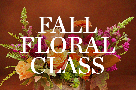 Fall Floral Class with the Flower Bar