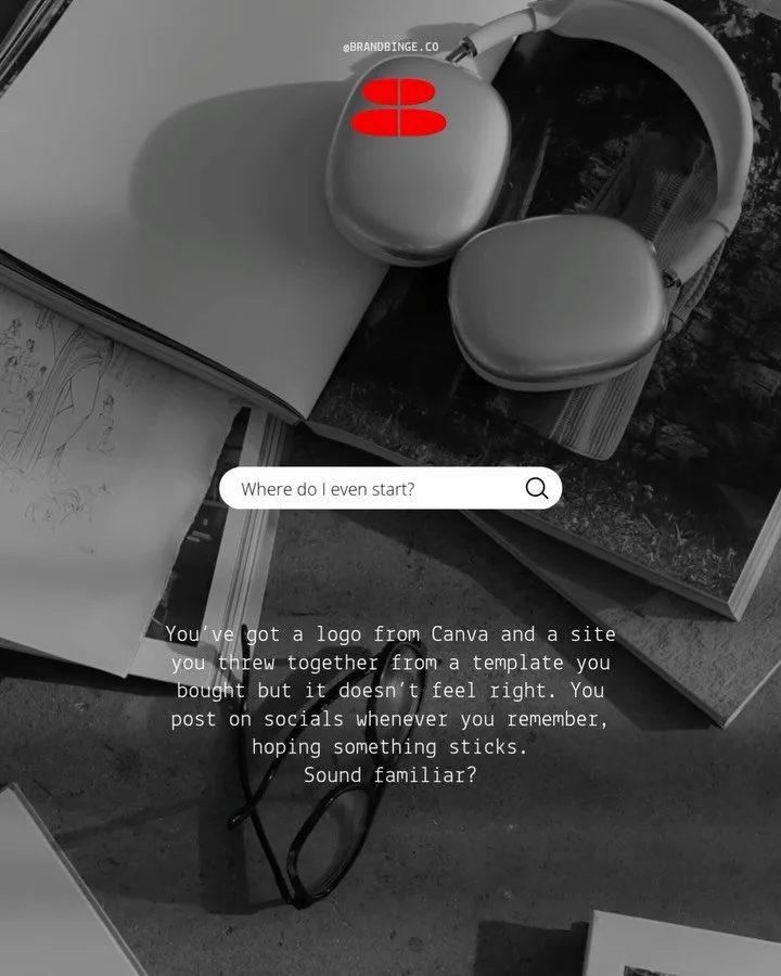 Maybe you&rsquo;re the founder who built it all yourself: the logo, the template site, Instagram whenever you remember it&hellip; And something feels off, but you can&rsquo;t name what

Or maybe you already know you need help, you&rsquo;re just not s