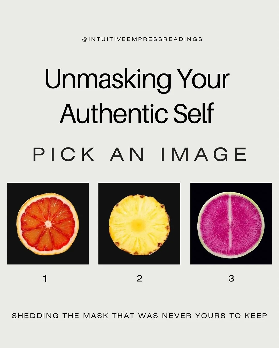 Let&rsquo;s Unmask Your Authentic Self 🍊🩷

PICK AN IMAGE

🐚For more access to exclusive readings (including the juicy themed reading I just posted!) Join the Temple of Venus Community on Patreon for just $7.77 USD / month.

&bull;

What You Receiv