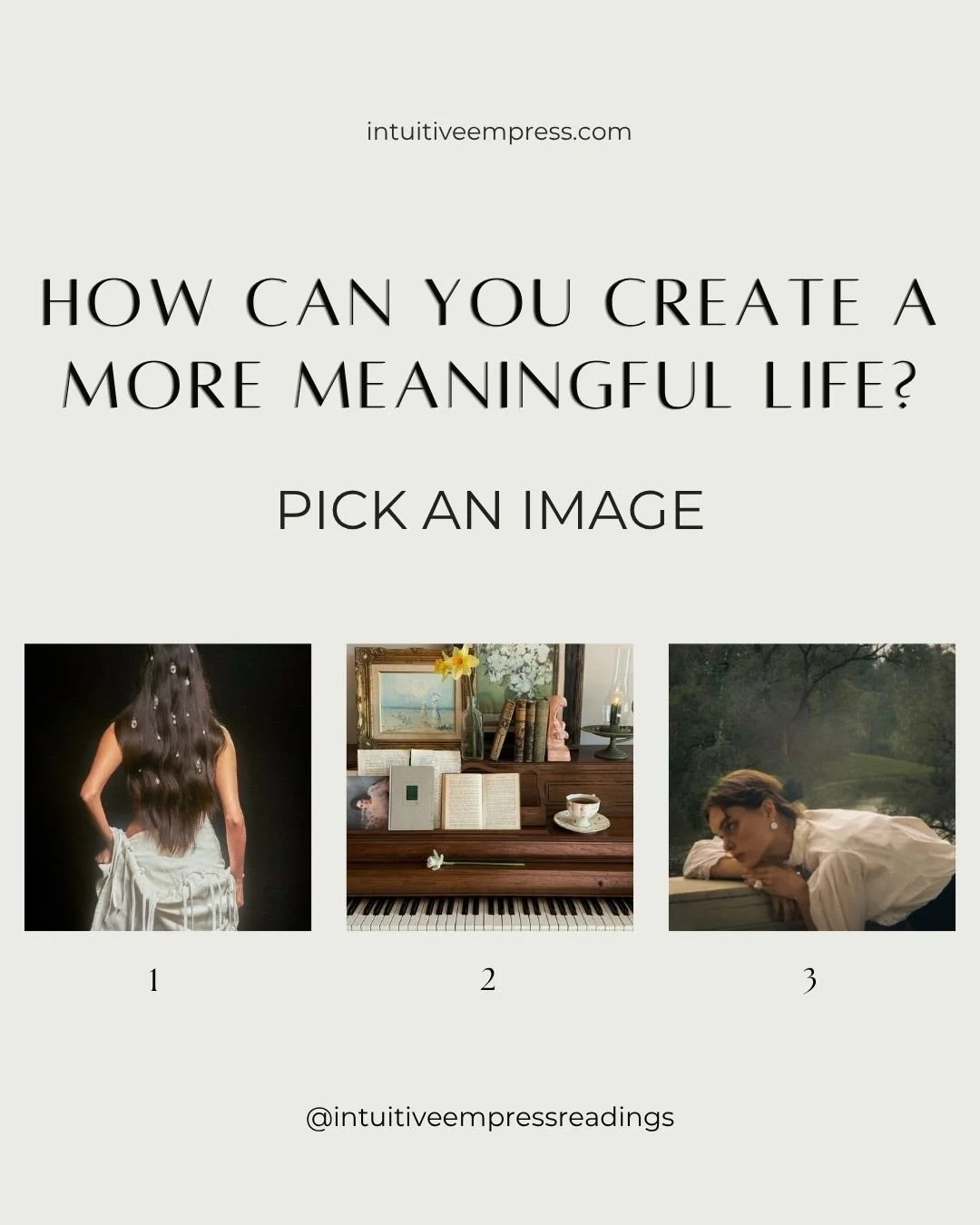 🌹Are we collectively in a meaning crisis? I believe we are. That&rsquo;s what inspired this reading. Hope it is helpful. 

&bull;

Before choosing your image, make sure you are hydrated &amp; grounded. Take a few nourishing breaths and select using 