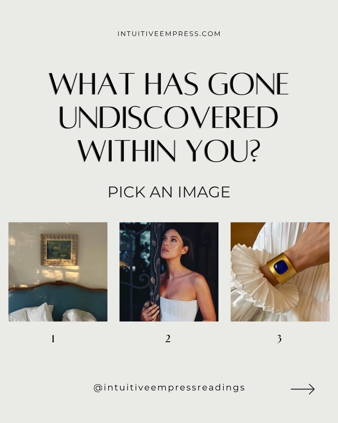 what has gone undiscovered within you? 🌌🌘 pick an image 

&bull;

Before choosing your image, make sure you are hydrated &amp; grounded. Take a few nourishing breaths and select using your intuition. Don&rsquo;t overthink it. These are general read
