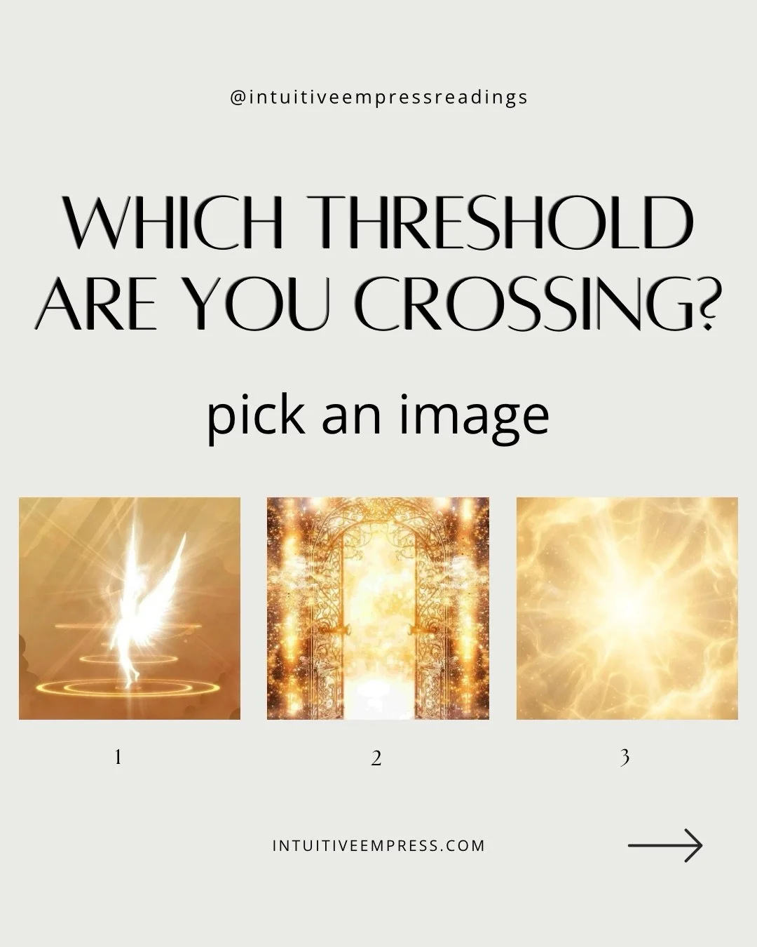 Which threshold are you crossing? 🎻🧡 pick an image 

&bull;

Before choosing your image, make sure you are hydrated &amp; grounded. Take a few nourishing breaths and select using your intuition. Don&rsquo;t overthink it. These are general readings 