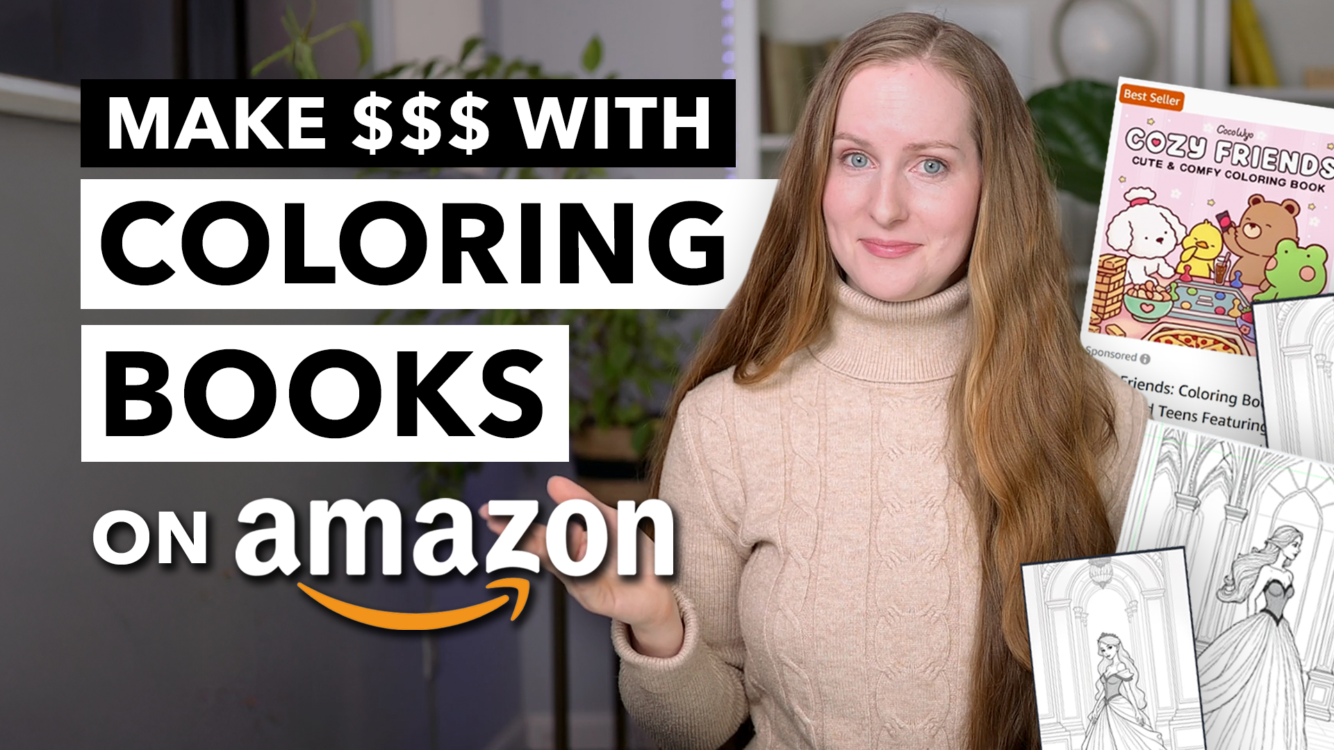 How to Make Money Selling Coloring Books on Amazon (yes, it’s as fun as it sounds!)