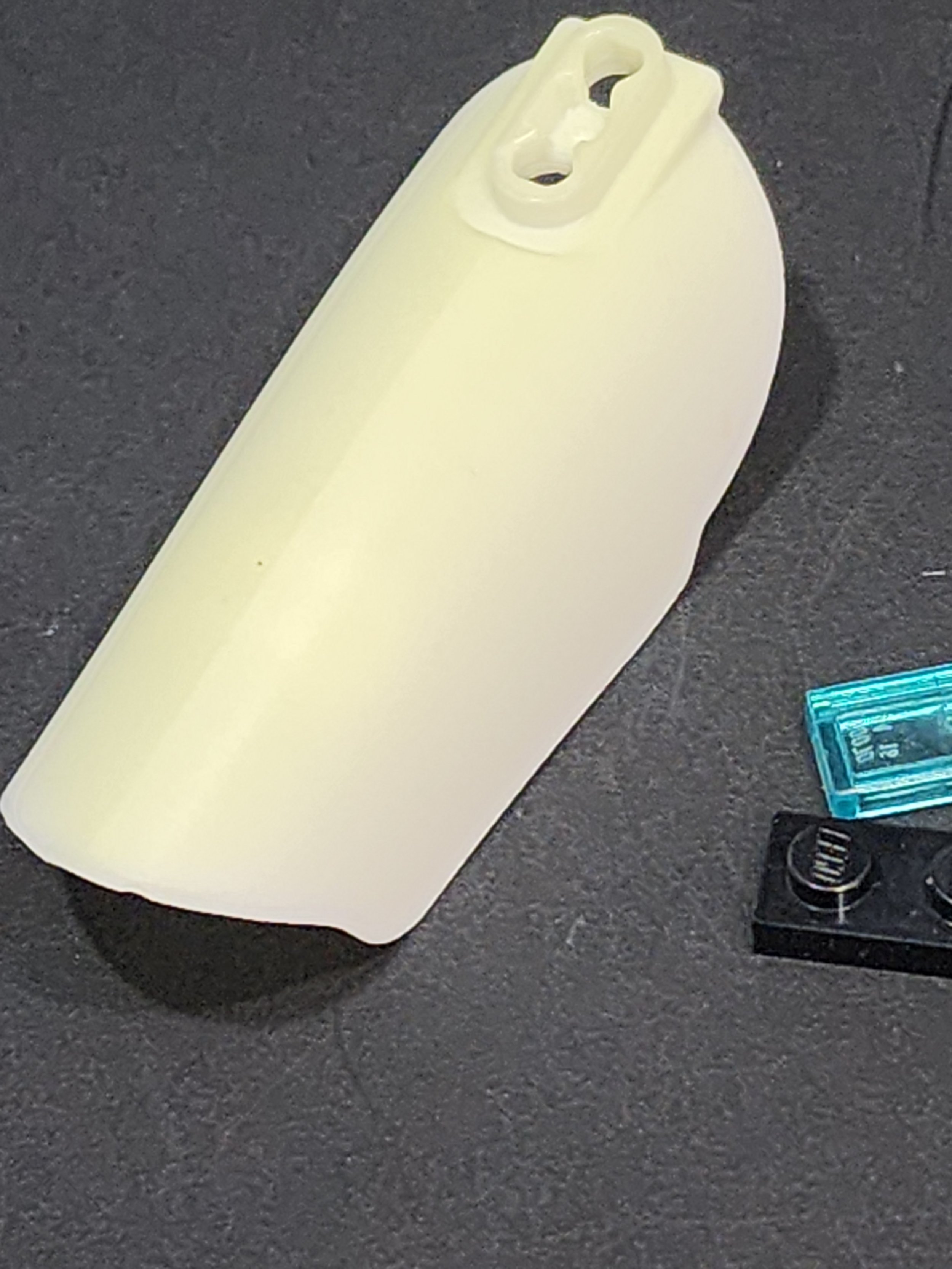 White glow large thigh armor ccbs shell