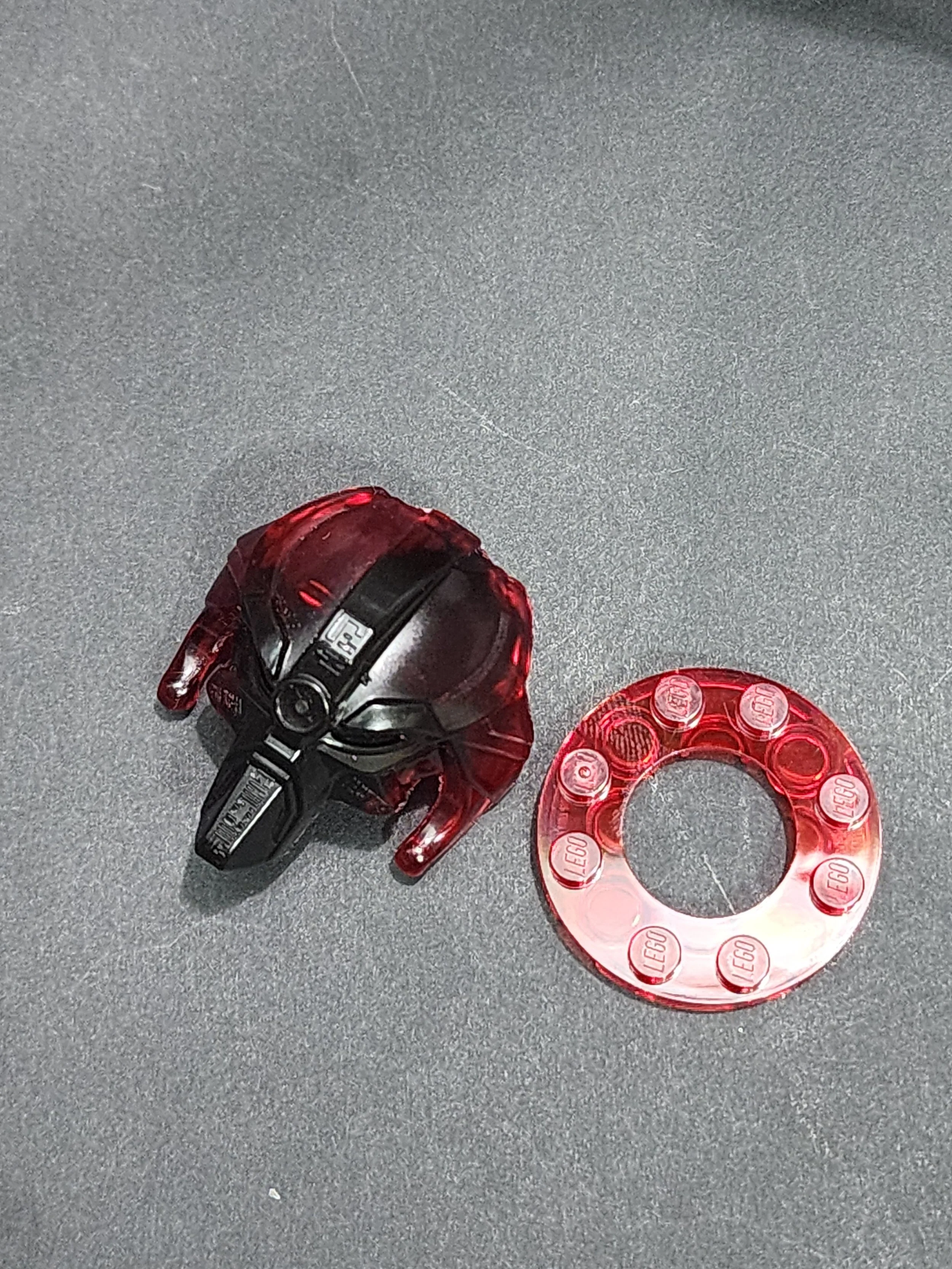 defect (chip) red and black mask of control