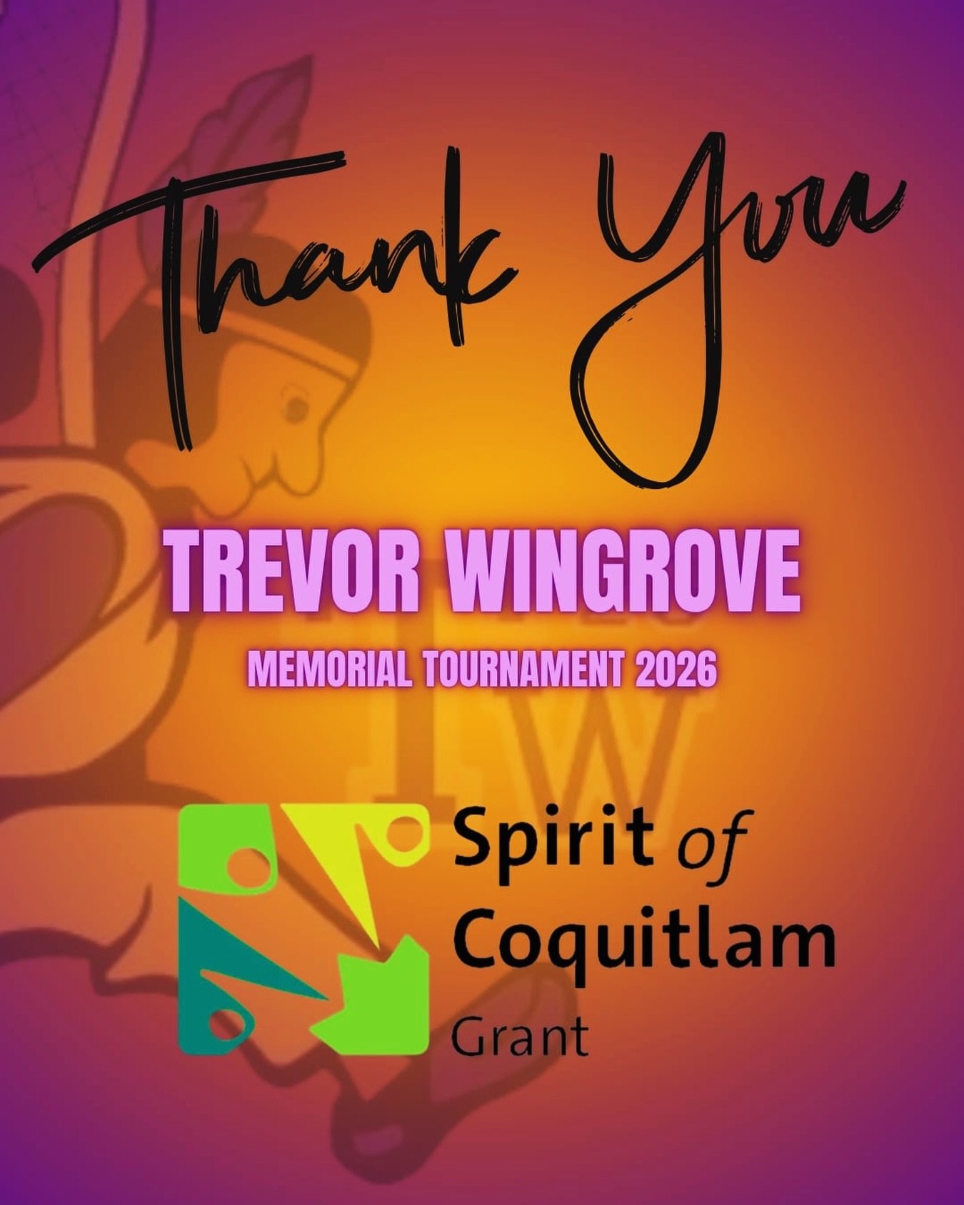The Coquitlam Adanacs would like extend a heartfelt thank you to the City of Coquitlam and their Spirit of Coquitlam Grant Program!

Your support helped make the Trevor Wingrove Memorial Tournament possible and as it continues to invest in the future