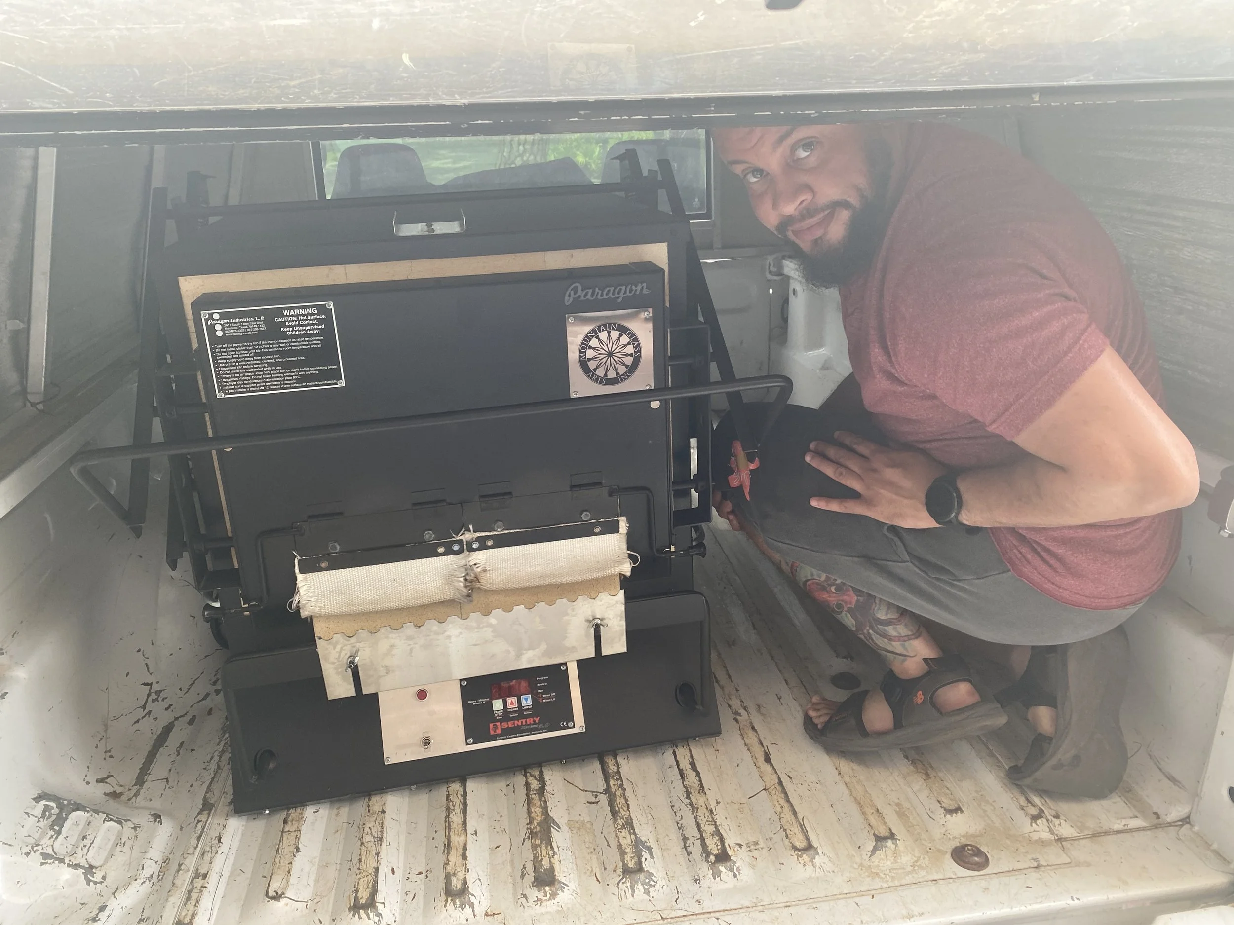 Moving The Kiln 