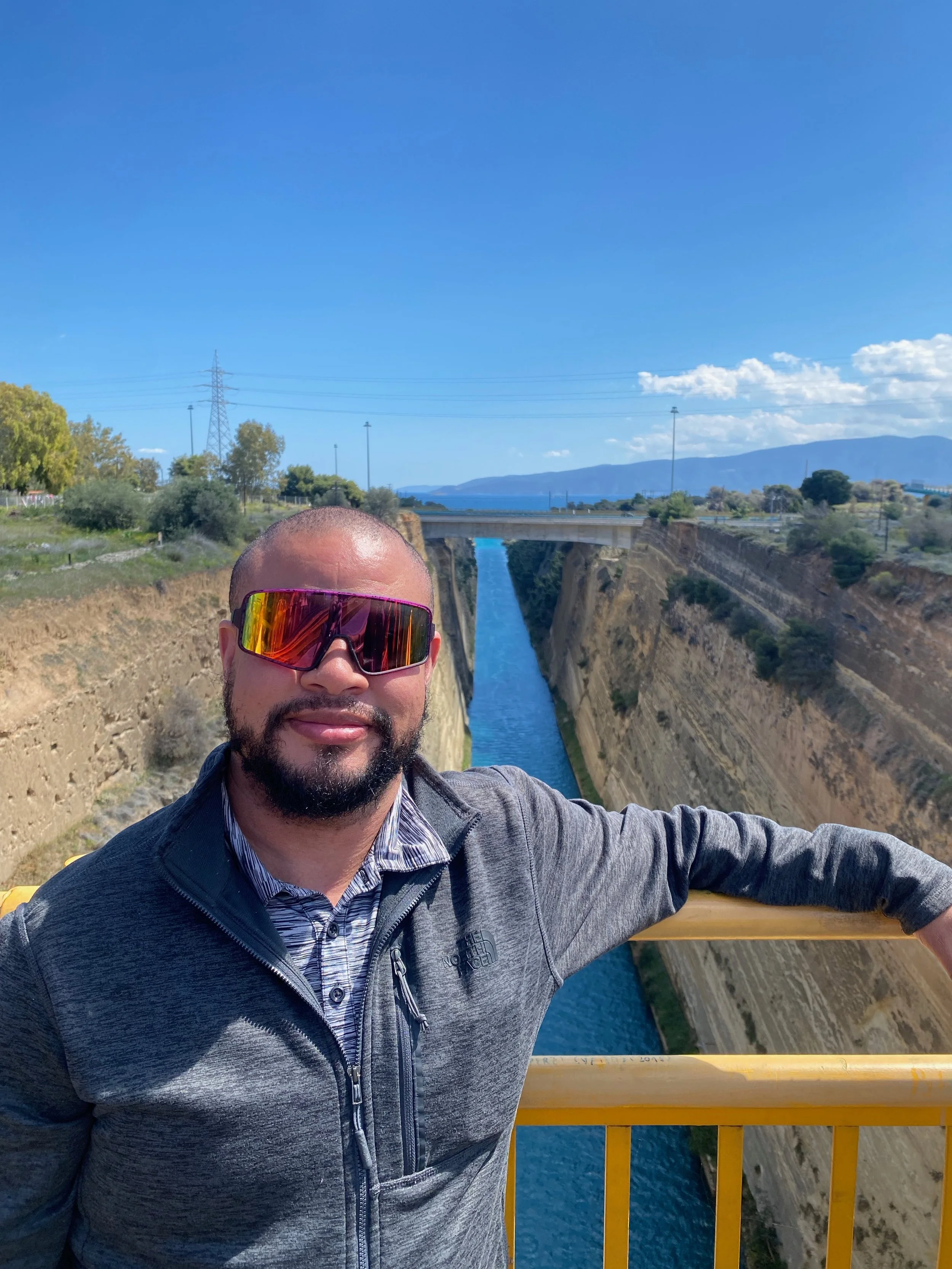 Dez at the Corinth Canal