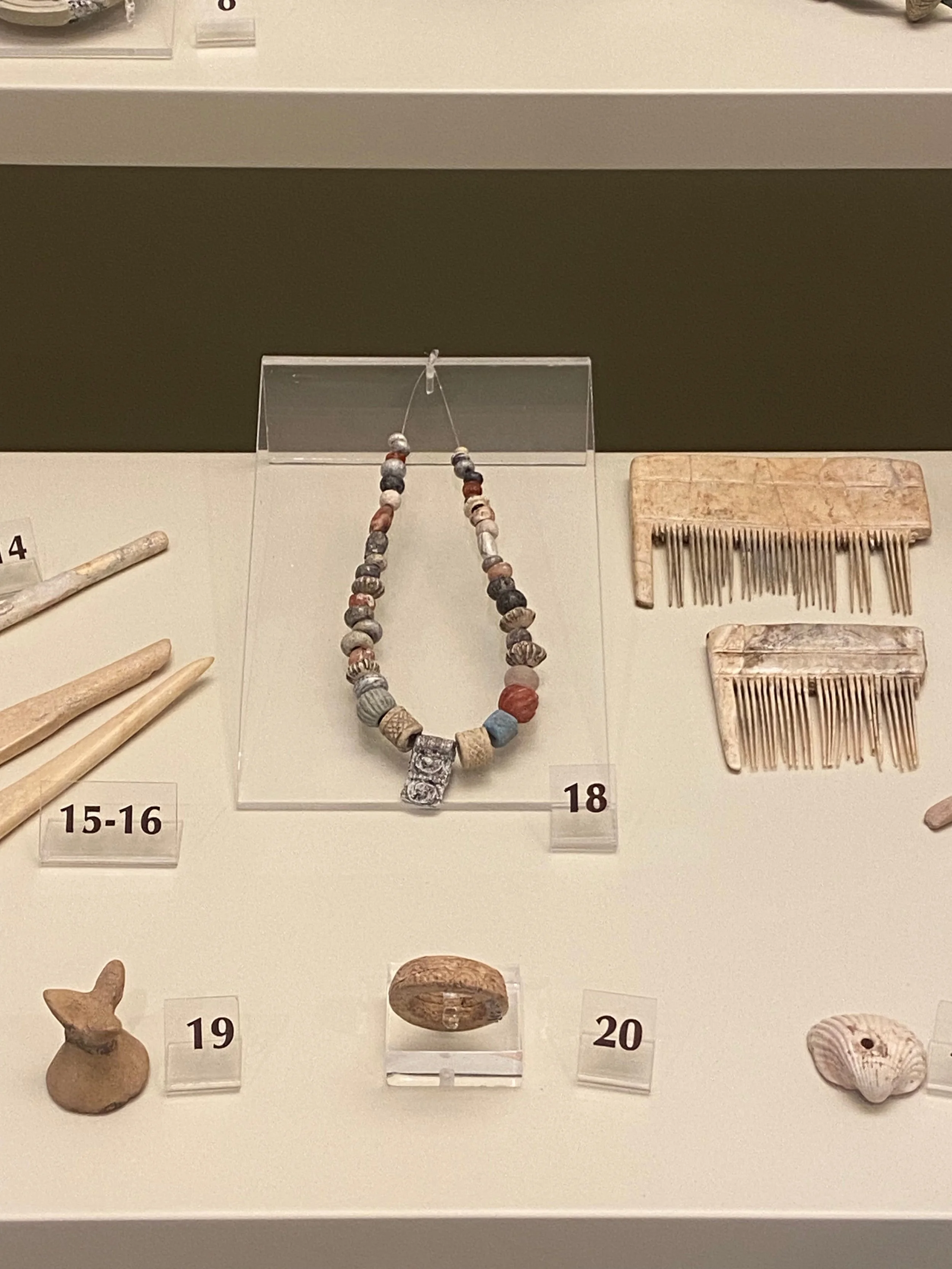 Faience, Glass and Sardio Beads