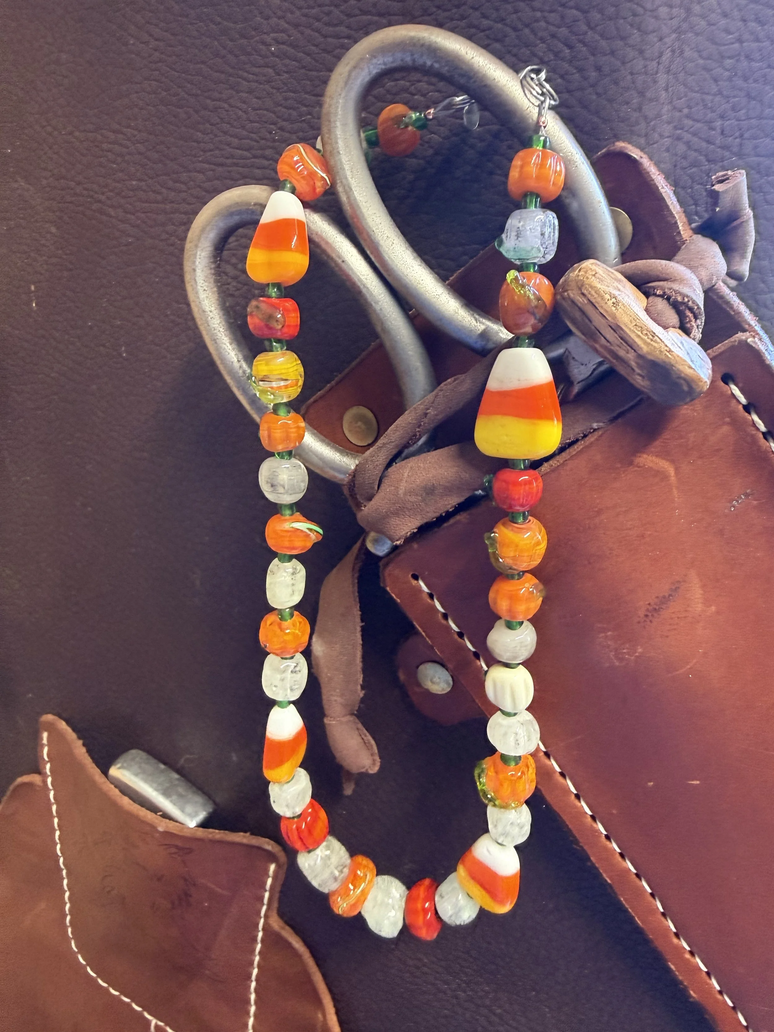 Pumking and Glow Necklace