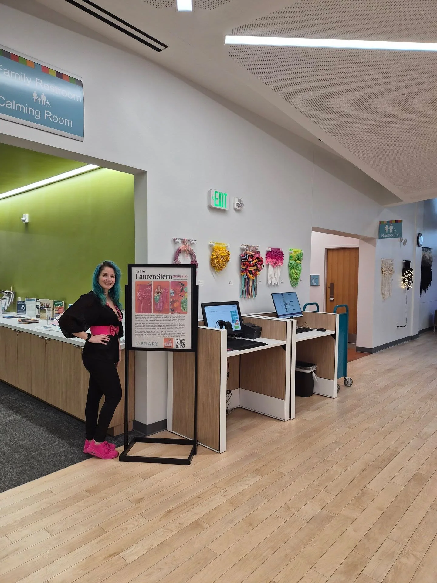 A DECADE in the making...

I was chosen to be the featured #artist for the Charlotte Mecklenburg Library (@cmlibrary) will have my #fiberart displayed in the South County Regional Library for four months starting February 9th through June 6th!

This 