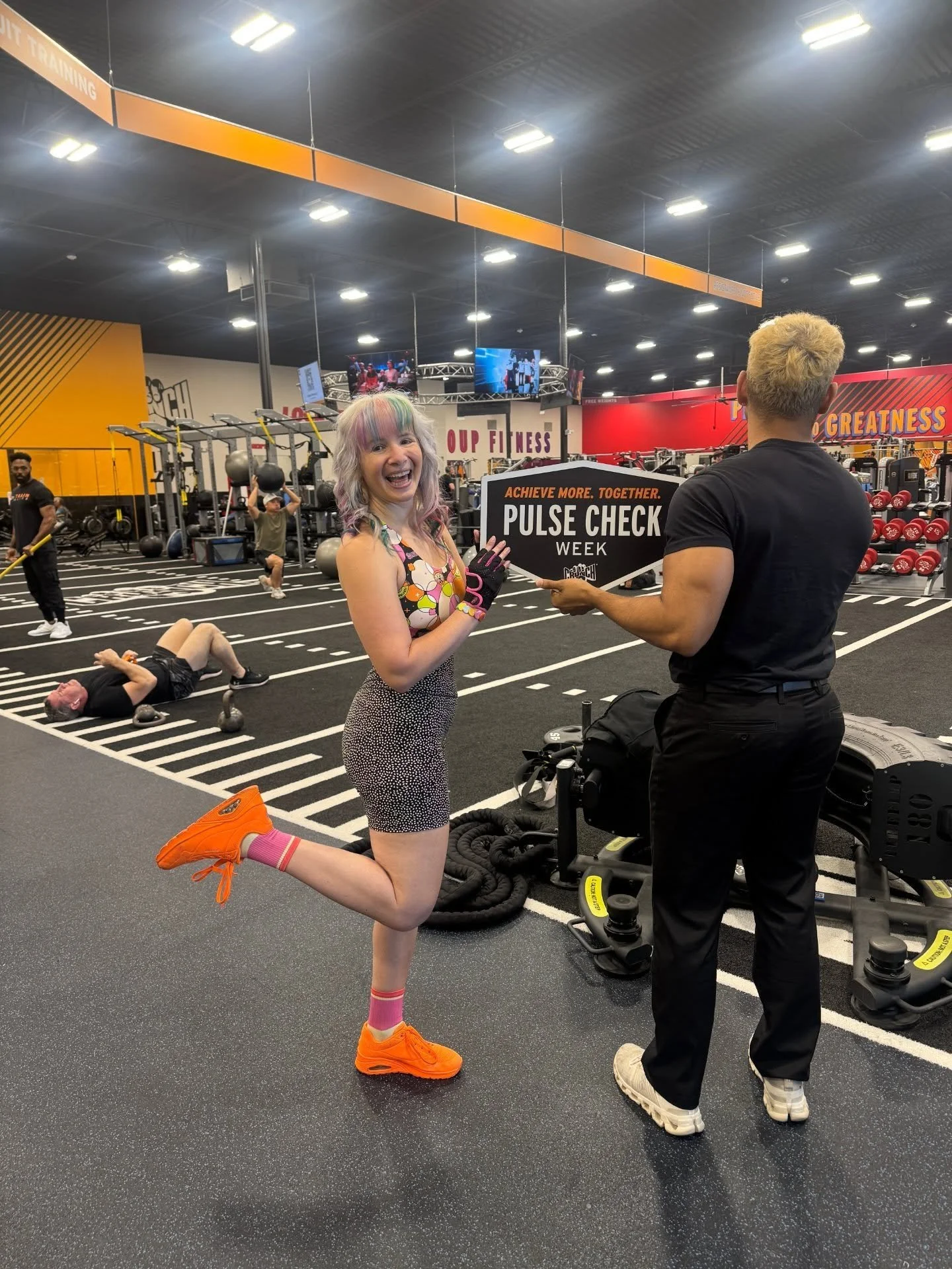 It's FITNESS Friday and we did a pulse check today at @crunch.arboretum to see where I was at with my fitness goals and metrics. 

I wasn't where I wanted to be but am happy with the progress and looking forward to making some gains in the coming wee