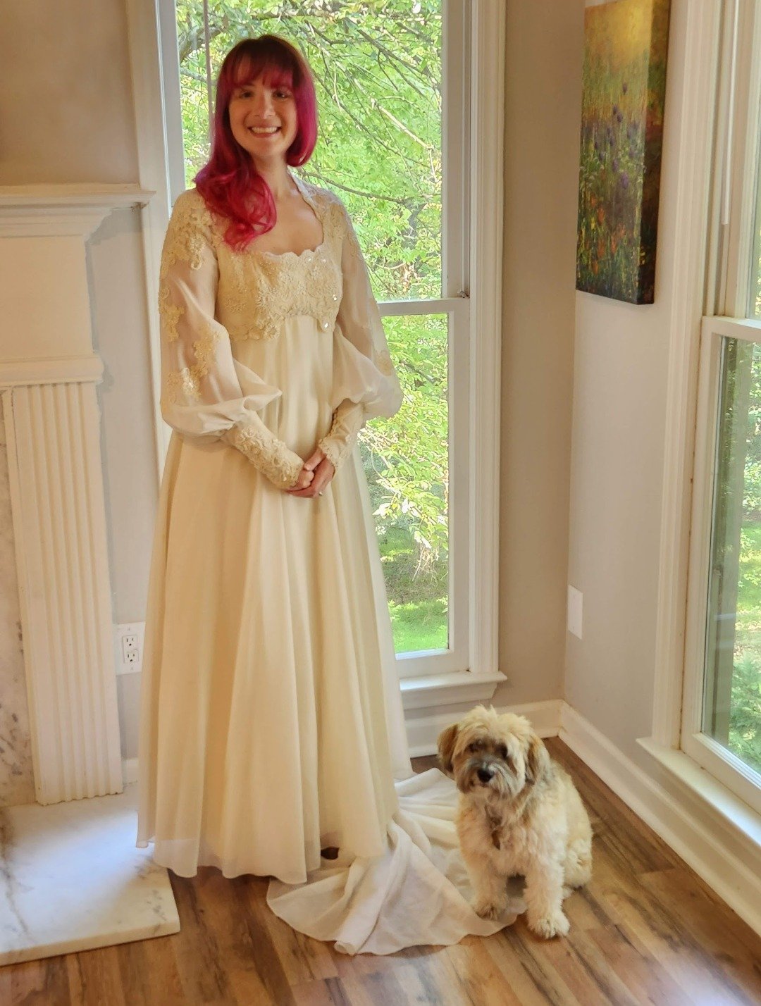 Interested in learning how this wedding dress became a weaving?

Make sure to RSVP for my artist talk this Saturday, March 21st in partnership with the @cmlibrary 

*Artist Talk:

March 21st &bull; 3-4pm
Woven Narratives: A Decade in the Making - Fib