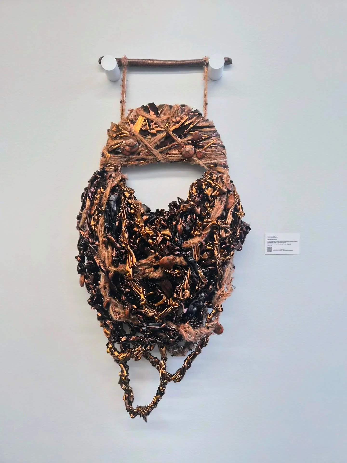 Ever wonder how &ldquo;Woven Matter&rdquo; came together?

This piece was such a fun, collaborative process. I got to team up with fellow @losostudios artist @tracykepleyart to create custom ceramic elements that could be woven right into the design.