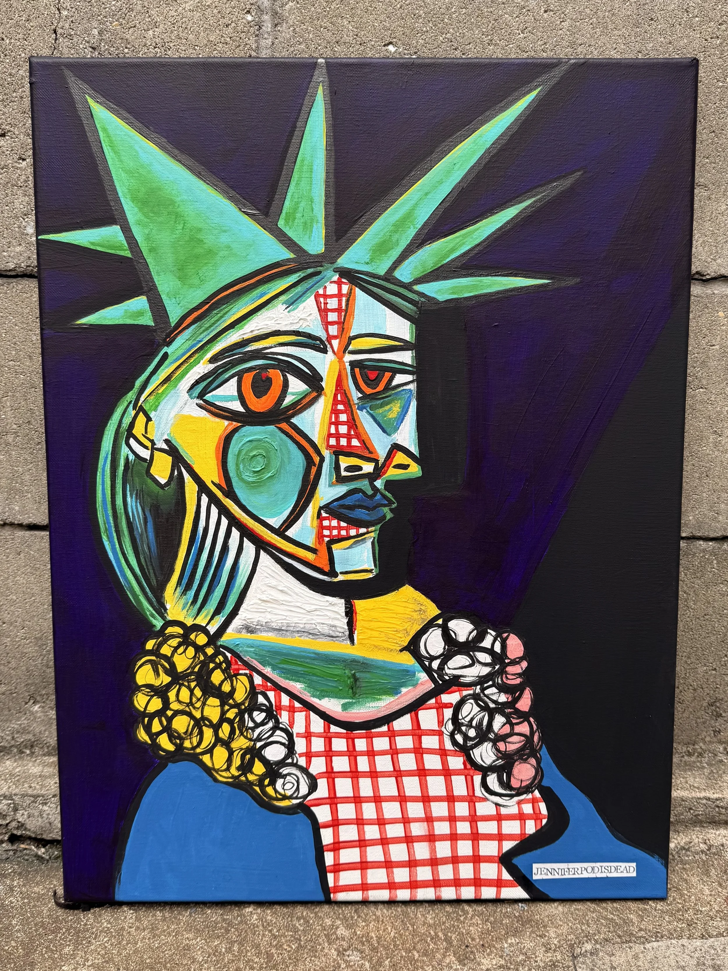 Picasso Dec 2025 acrylic on canvas 