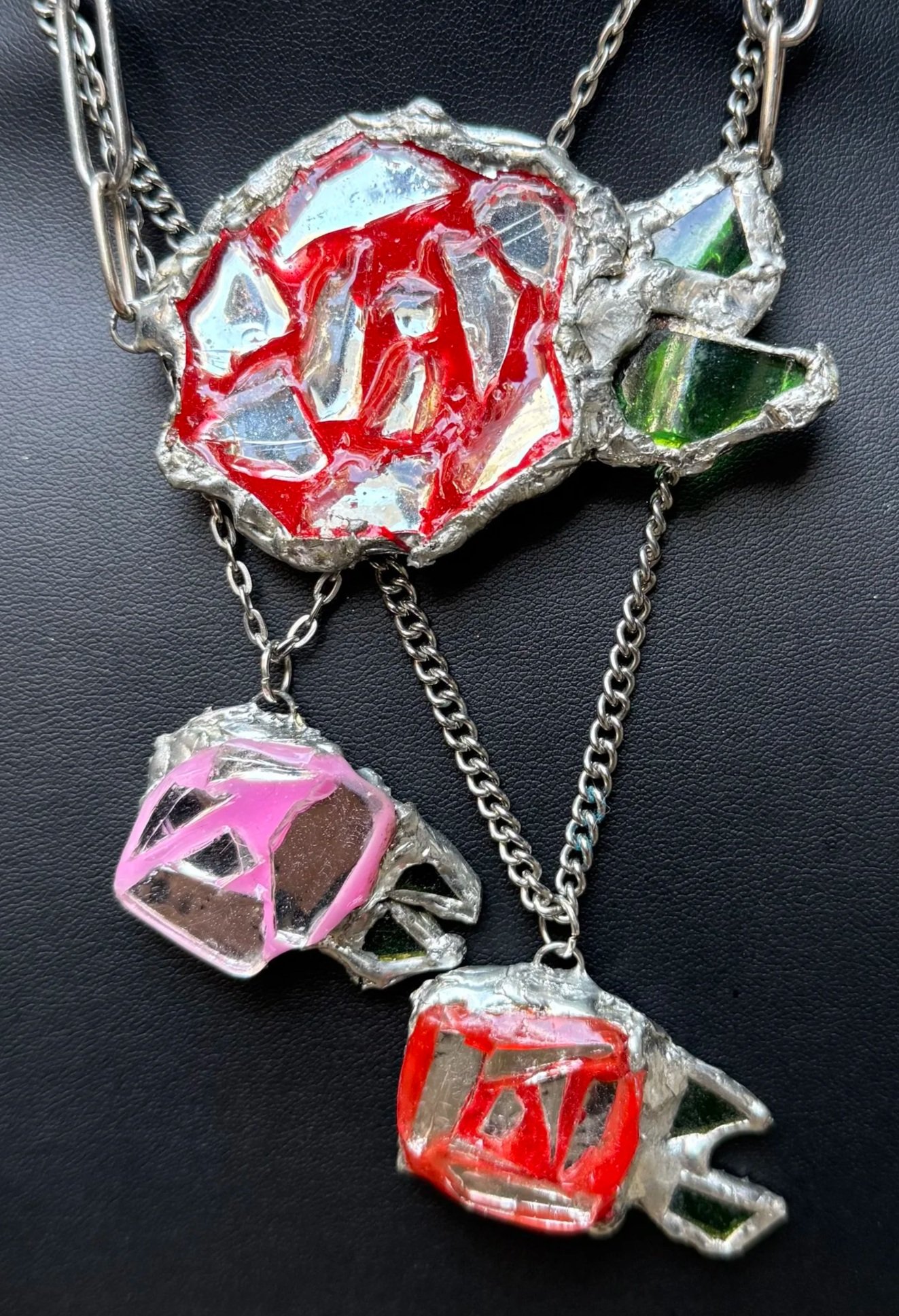Glass Fragment Art Jewelry