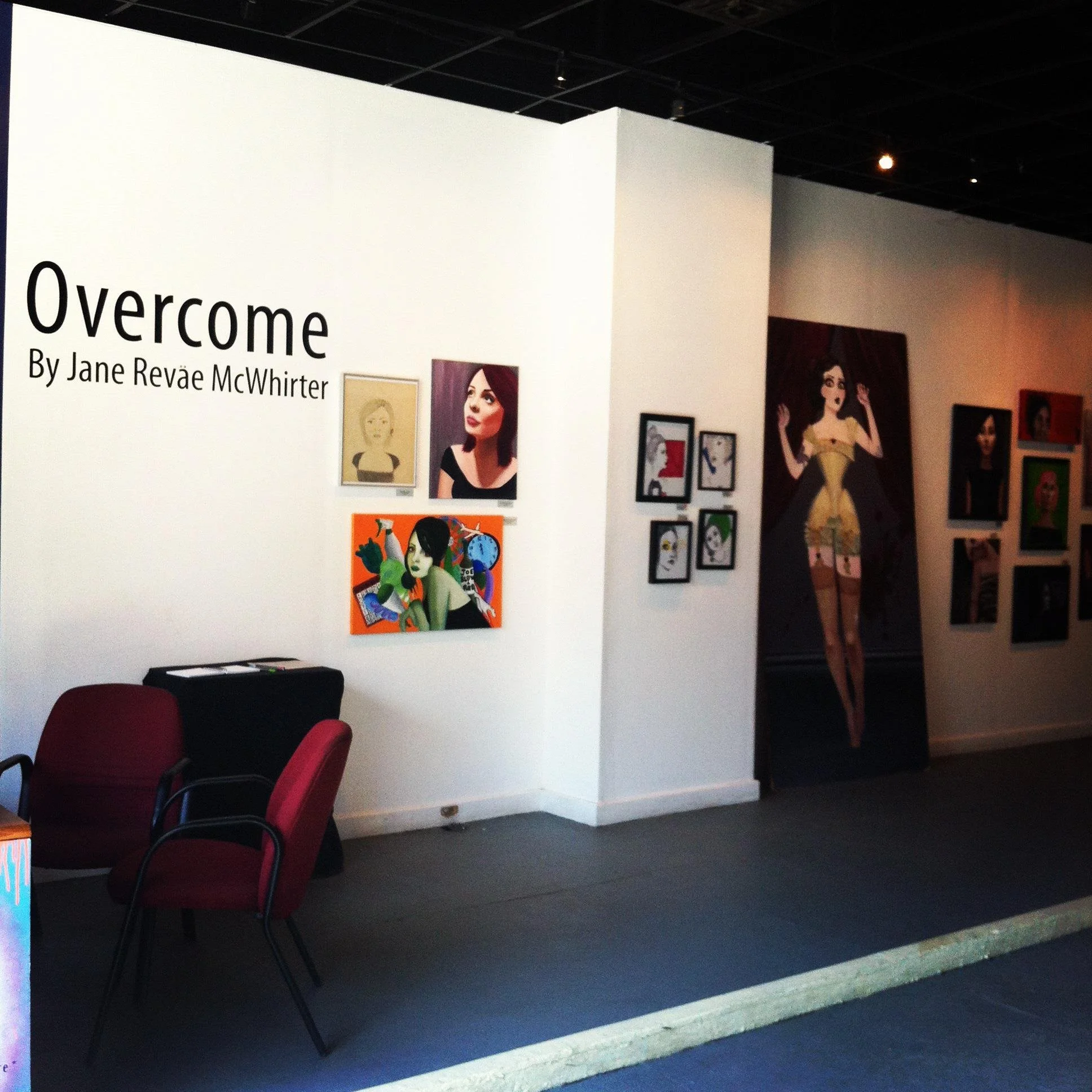 Overcome | my first solo art show