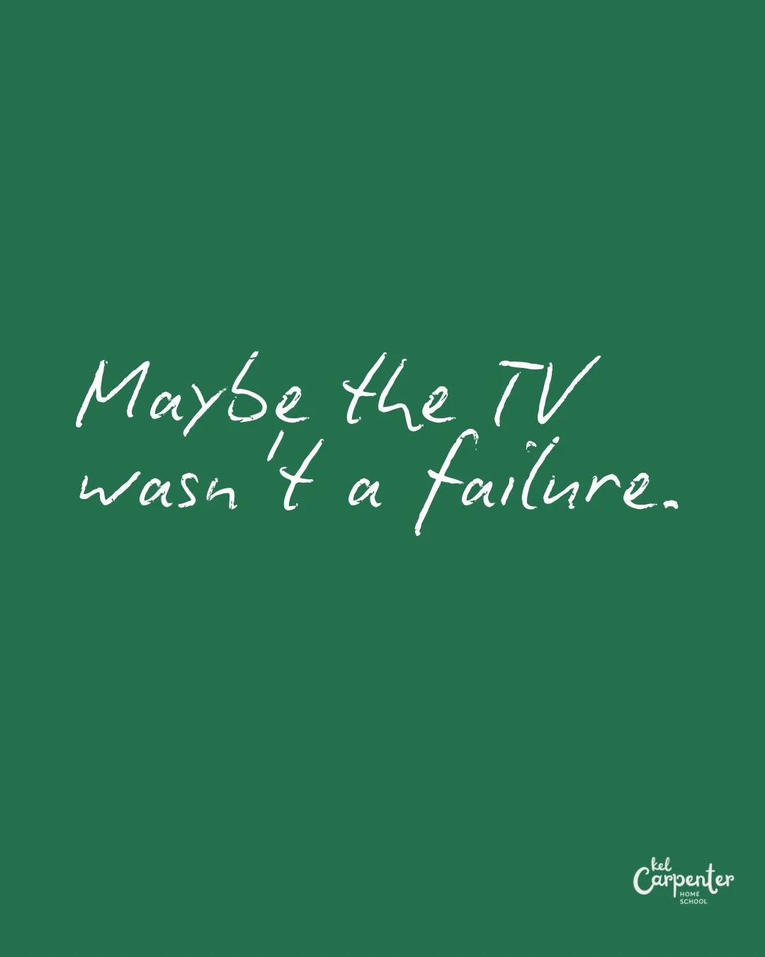 Maybe Tv wasn&rsquo;t a failure. 

Maybe it was the hour  she held herself together so she could hold them again tomorrow ❤️🙌🏻

If this resonates , welcome to my page where all forms of motherhood are appreciated.

Even when it means surviving a da