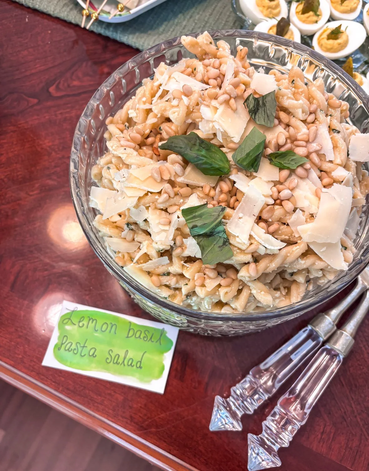 LEMON BASIL PASTA SALAD