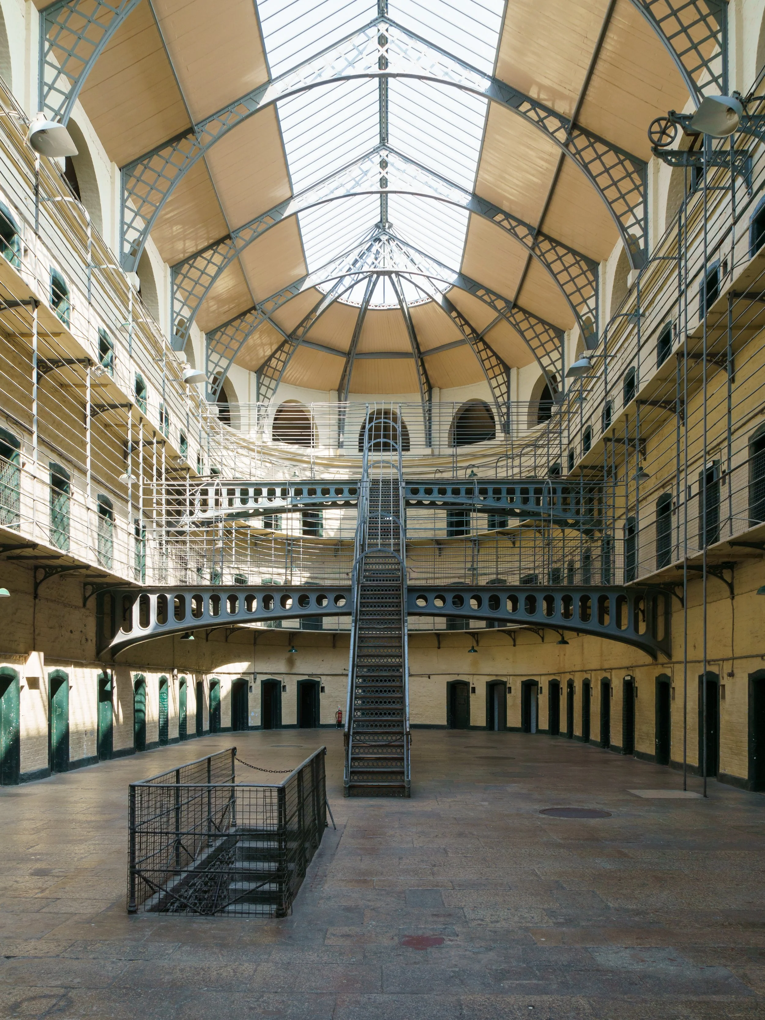 Kilmainham Gaol, Dublin, where Luke Armstrong was imprisoned in 1884