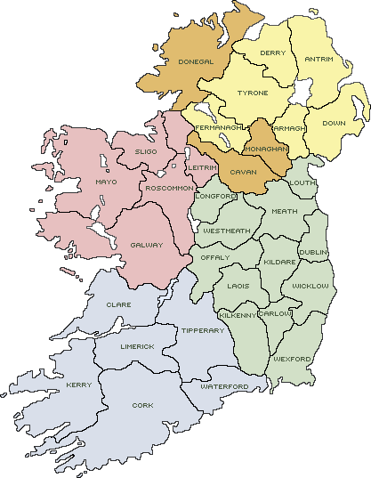 Ireland map