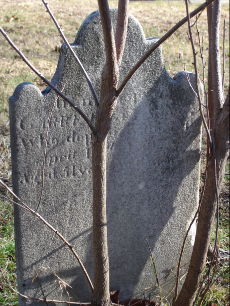 Gravestone of Garret Vansant, Bensalem, Pennsylvania