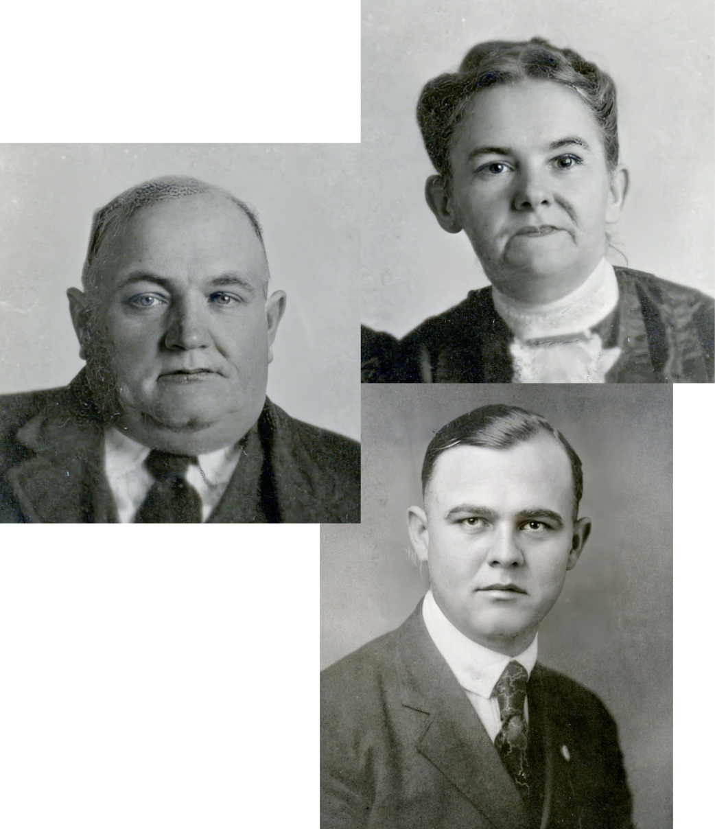The Wheeler Family, Dutch Fork: Ellis Levi Wheeler, Thompson Luther Wheeler, and Ida Rebecca Rikard Wheeler