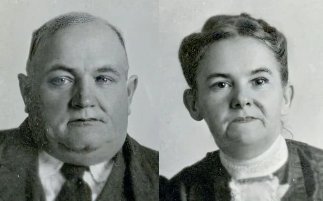 My father’s paternal grandparents, Thompson and Ida Rikard Wheeler, around 1915