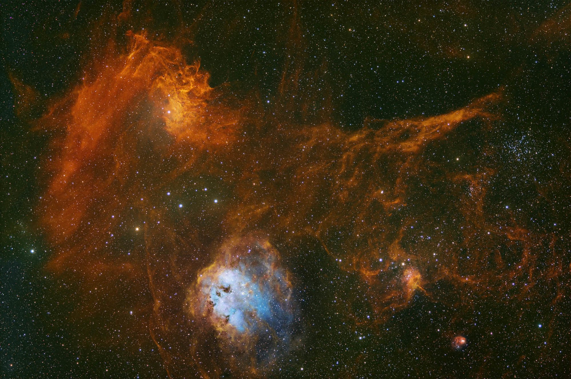 Flaming Star Nebula