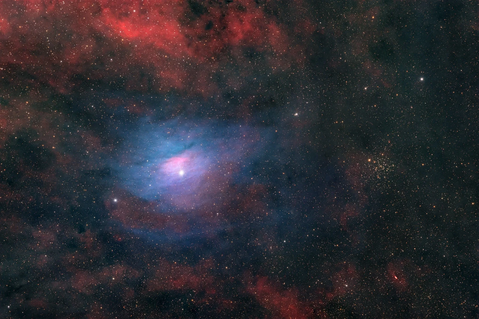 IC 1287 Blue Reflection Nebula