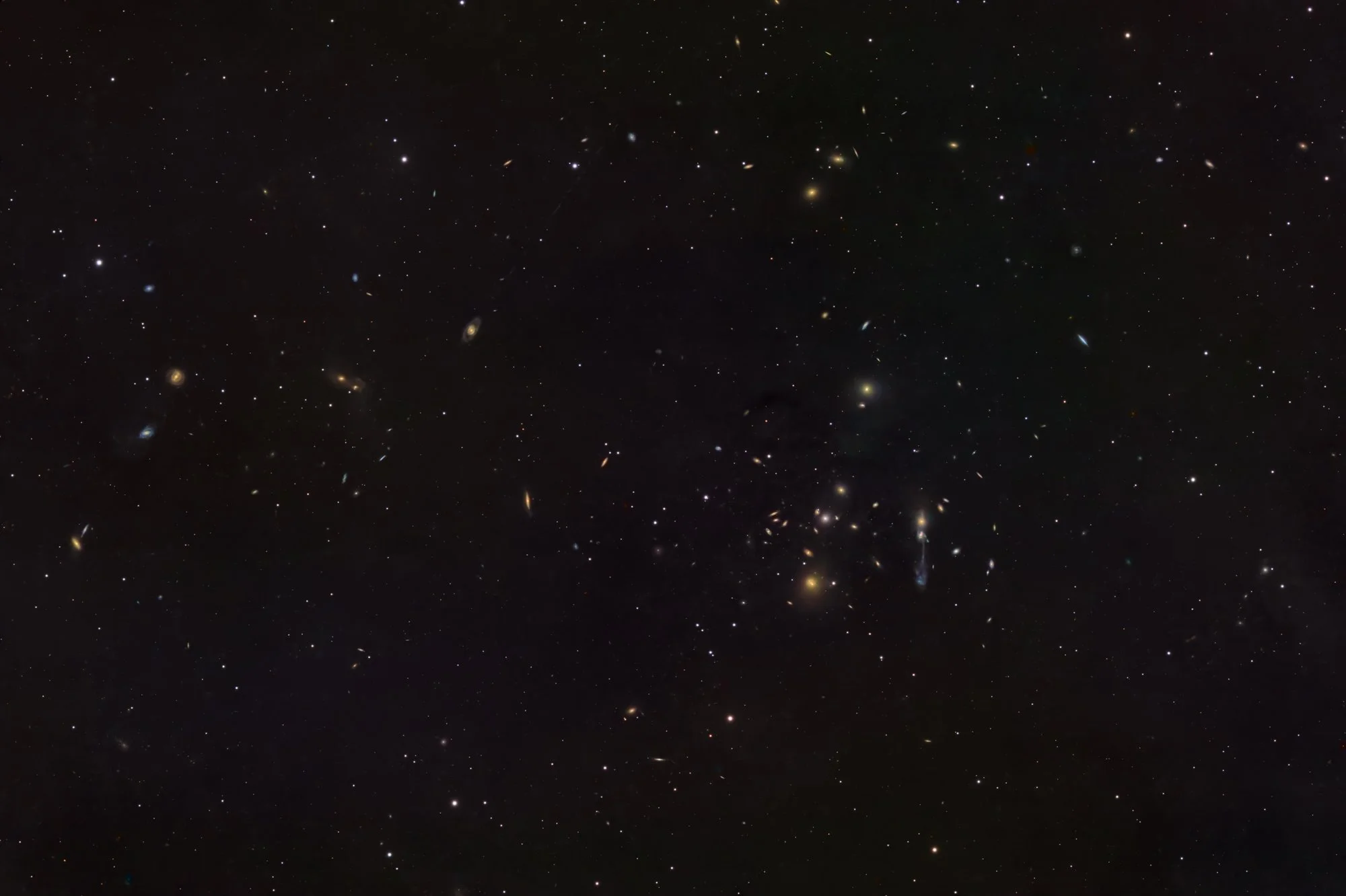 Arp 105 Galaxy Cluster