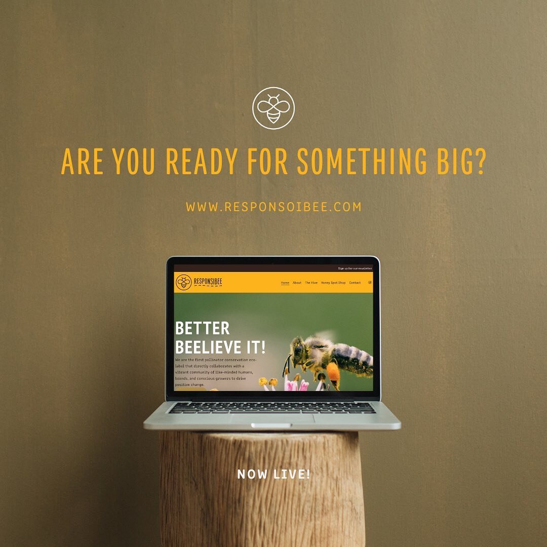 🚨 There&rsquo;s always something to bumble about on ResponsiBee.com ! This is really going to be the bee&rsquo;s knees 😍

🟡 Website now LIVE! ⚫️