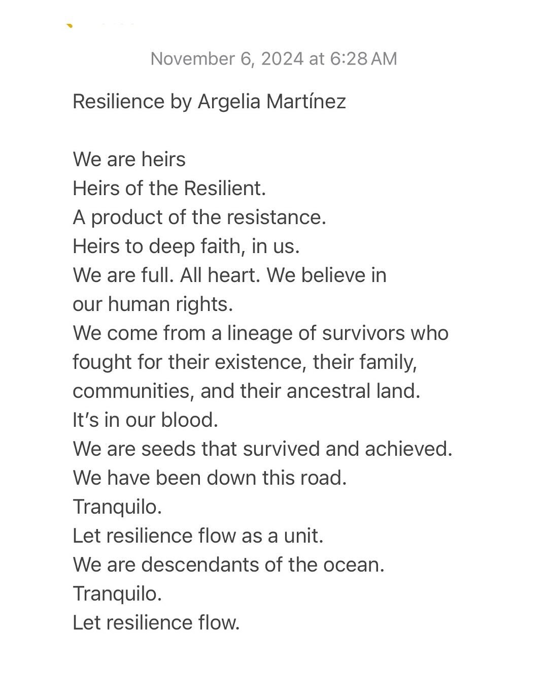 Chin up and heels 👠 out. We&rsquo;ve got work to do.

My poem was written on November 6, 2024 and is written during the Waxing Crescent lunar while the moon is in Capricorn. It&rsquo;s a contextual reminder of where we are today and a lunar reminder