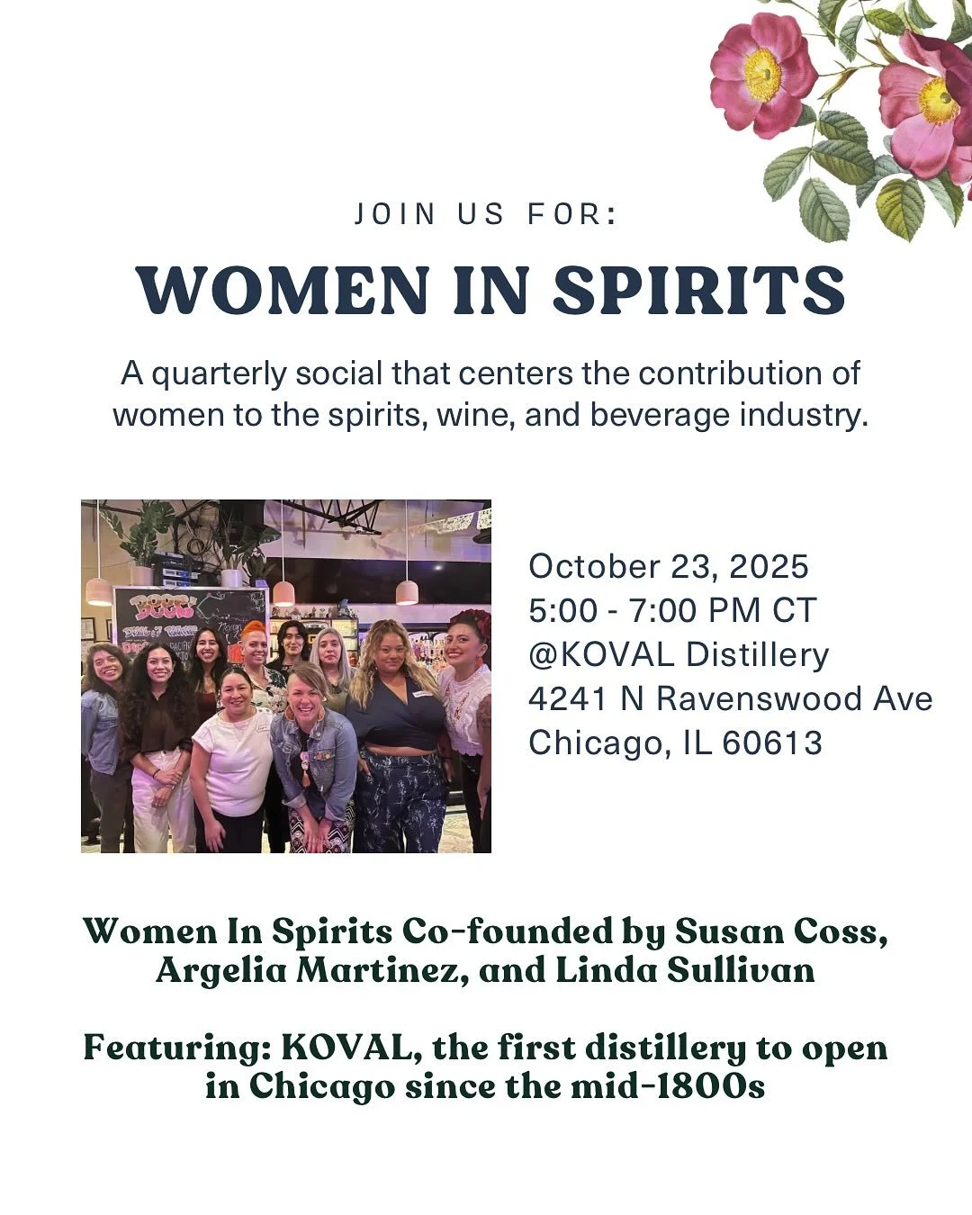 We will continue to hold space for in-person meet ups with this free event infused with lots of love. Join us for our next quarterly Women in Spirits meet up cohosted by Vida Mia, Seyno Secretos, and Mezcalistas/Mexico in a Bottle. Our intent is to c