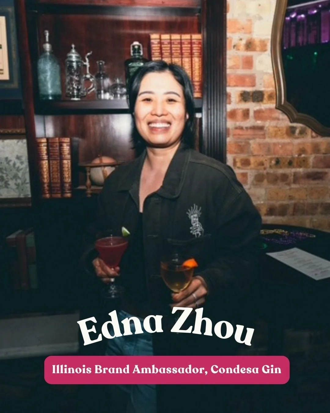 Edna Zhou&rsquo;s career began on the other side of the world, where she spent over a decade working in media across Europe and Asia. 
🍸A turn bartending in New Zealand changed her trajectory and eventually led her to Chicago in 2024, where she now 