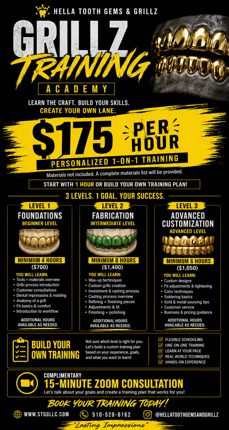 Grillz Fabrication Course