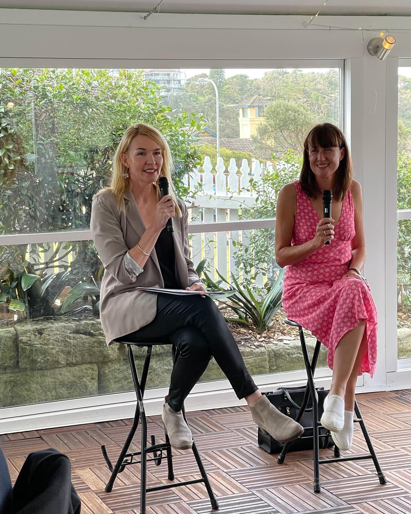 Had such a fabulous time yesterday speaking at the @pilurestaurant literary lunch in conversation with my dear and amazing friend @fionahigginsauthor. Enormous thanks to everyone who came along, and particularly to my gorgeous writer friends @michell