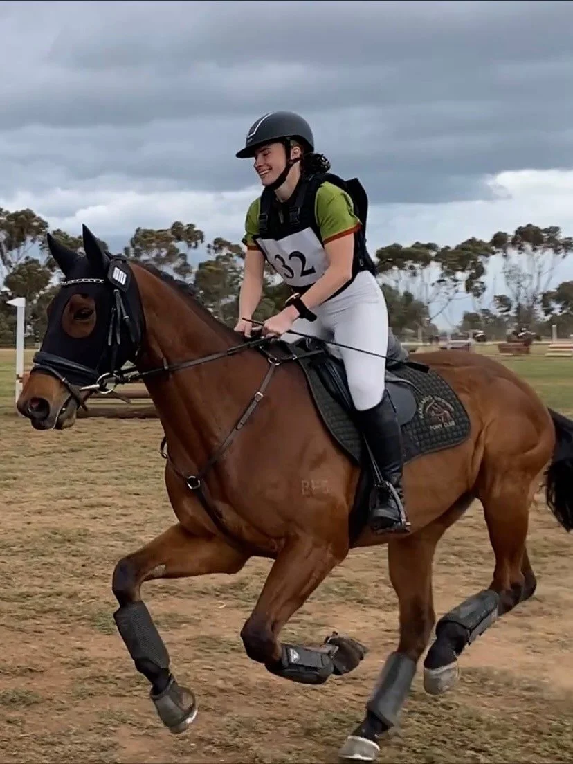 Instagram is a highlights reel, right? And this is a highlight, so I&rsquo;m posting it... but the highlights don&rsquo;t tell the whole story. Cam last completed a horse trials (dressage, show jumping, cross country) with Bullet an entire year ago- 