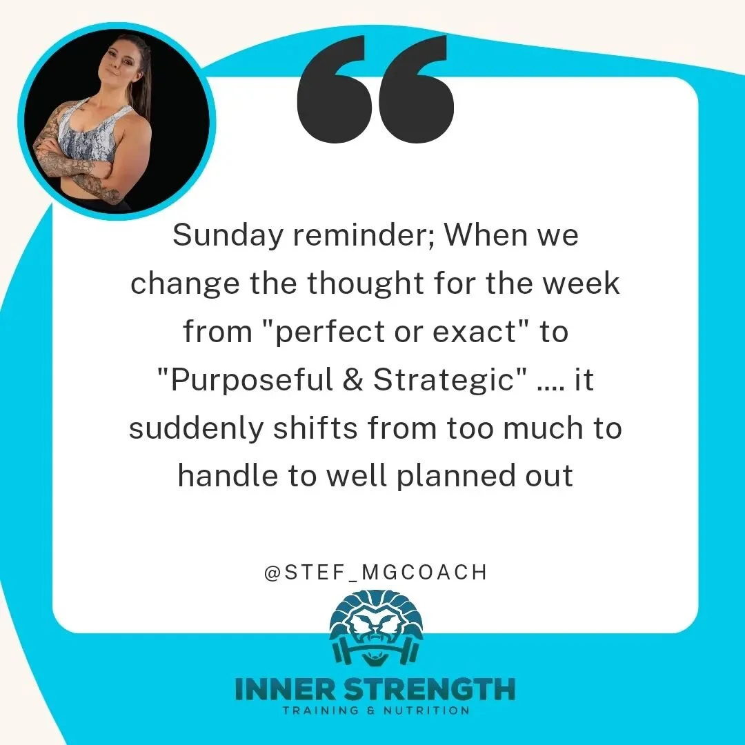 Strive for Continuous Improvement✨️ 1 foot in front of the other and don't over complicate it, guys.

Better than yesterday: Better than last week; Better than last year.

Prepare for the success you want.

Coach Stef X 

#sportsnutritionist #onlinec