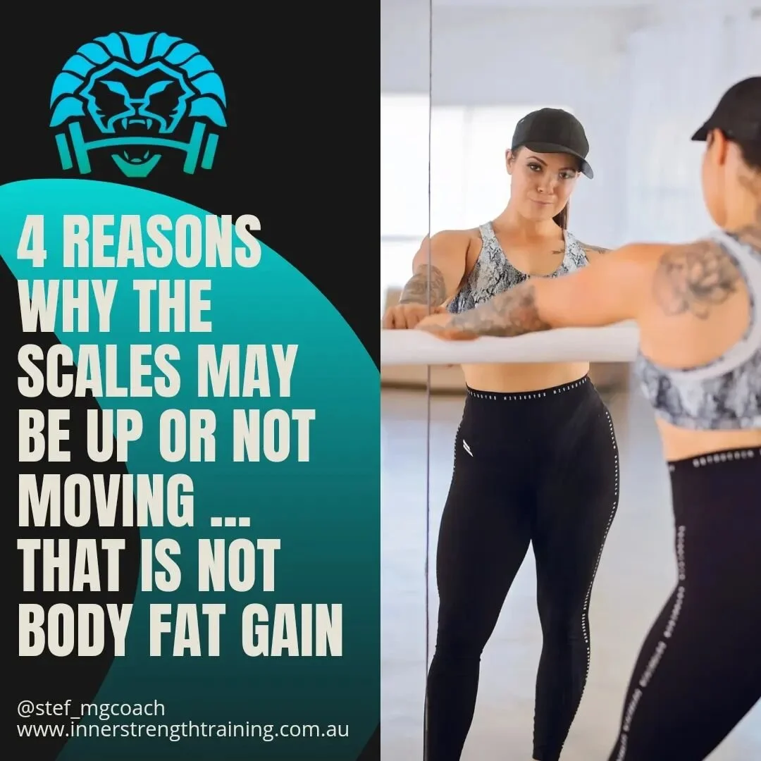 Knowledge is powerful ✅️ knowing the whys and possibilities stops you from spiralling and quitting when things get tough.

There is plenty of very normal human daily fluctuations that have nothing to do with fat gain.

The scale does not say what % o