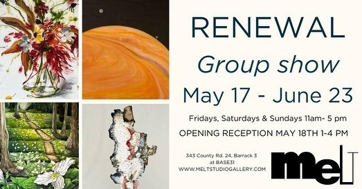 The Renewal Show @meltstudiogallery opens in two weeks! So excited to have several of my &lsquo;constel/lichen&rsquo; pieces in this show celebrating springtime, new beginnings and growth. Hope to see you at the opening on May 18th from 1-4pm!

#arts