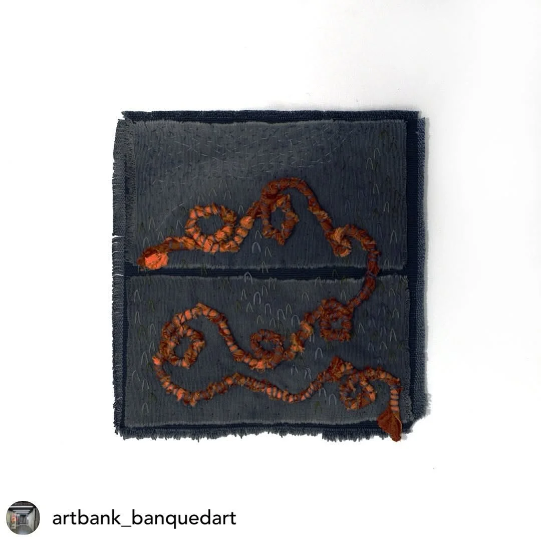 Posted @withregram &bull; &lsquo;Nature Repair&rsquo; @artbank_banquedart 🎨 This summer, we invited makers across Canada to contribute to a collaborative textile piece inspired by the Resistant Fibres exhibition &mdash; and you delivered! We receive