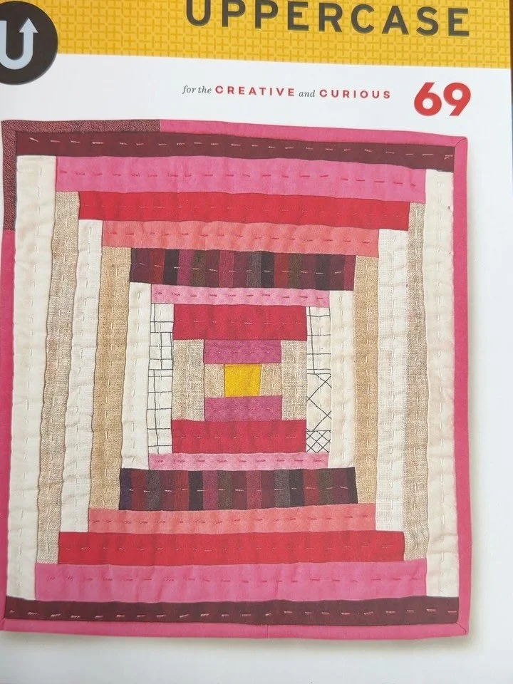 It&rsquo;s truly exciting to have a couple of my &lsquo;Rust Proof&rsquo; pieces included in the Texture section of the current @uppercasemag so here is a closer look! Uppercase is an amazing Canadian magazine &lsquo;for the creative and curious.&rsq