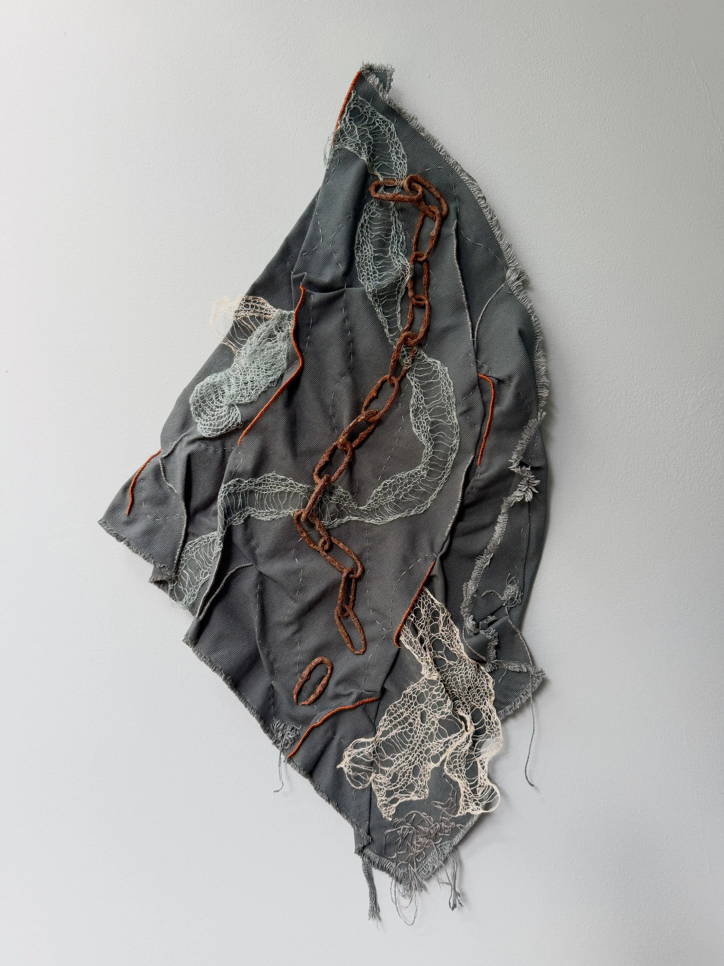 THE MIND UNRAVELS

Dropped stitches laddering, edges fraying, chain rusting and coming loose, stitches leading somewhere, tangled bits of thread. 

Caring for a loved one with dementia while recovering from a concussion pretty obviously compels consi